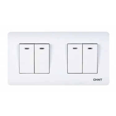 4-клавишный выключатель с LED-подсветкой 10А 250В | 715400 | CHINT
