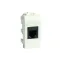 Компьютерная розетка RJ-45. кат.5E (разъем AMP). слон. кость. 1мод. | 75646S | DKC