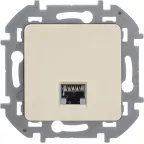 Информационная розетка RJ 45 категория 6 UTP INSPIRIA слоновая кость