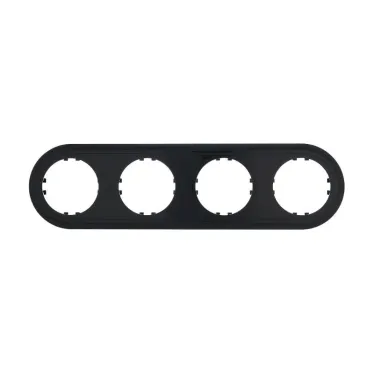 Рамка 4-постовая (черный) Vintage-Classic | 889408-1 | Ecoplast