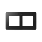                  Simon 82 Рамка декоративная, 2 поста, Original, S82 Detail, графит-белый | 8200620-038 | Simon
               