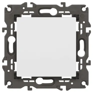 Переключатель перекрестный Elegance 14-1108-01М 10АХ-250В, IP20, белый матовый