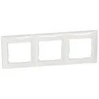                  VALENA Рамка 3 поста горизонтальная белая
               