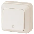 2-103-02 Intro Переключатель, 10А-250В, IP20, ОУ, Quadro, сл.кость | Б0027638 | Intro
