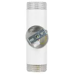 Светильник настенный WL50 WH/TR 2*GU10 2*12Вт IP20 белый, прозрачный