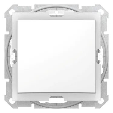 Sedna Белый Выключатель 1-клавишный 10А , IP44 (сх.1) | SDN0100321 | Schneider Electric
