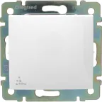 VALENA Переключатель одноклавишный IP44 10A слоновая кость