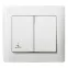 Galea Life Выключатель двойной IP44