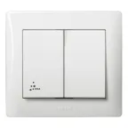                  Galea Life Выключатель двойной IP44
               