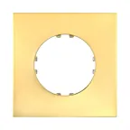                  Рамка 1-постовая квадрат (золото) Vintage-Quadro | 884116-1 | Ecoplast
               