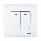                  2-клавишный выключатель с LED-подсветкой 10А 250В | 715385 | CHINT
               