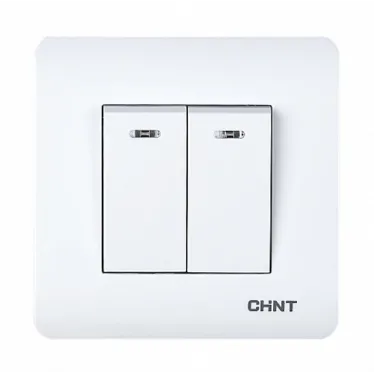2-клавишный выключатель с LED-подсветкой 10А 250В | 715385 | CHINT
