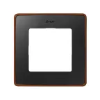                  Simon 82 Рамка декоративная, 4 поста, Select, S82 Detail, графит-медь | 8201640-246 | Simon
               