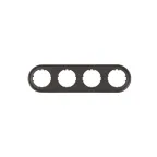                  Рамка 4-постовая круглая (бронза) LK Vintage-Classic | 889437-1 | Ecoplast
               
