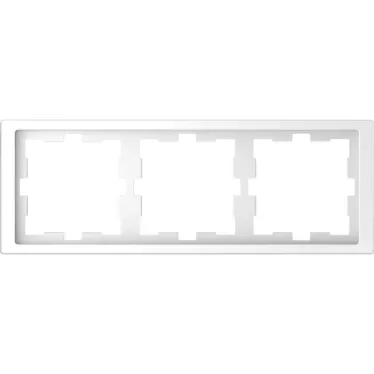D-Life РАМКА 3-постовая, БЕЛ. ЛОТОС , SD | MTN4030-6535 | Schneider Electric