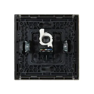 FORTE@PIANO Розетка компьютерная RJ45 кат.5E FP532 сталь IEK