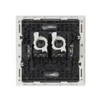 FORTE@PIANO Розетка компьютерная двойная RJ45 кат.5E FP233 белый IEK