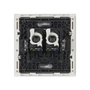 FORTE@PIANO Розетка компьютерная двойная RJ45 кат.5E FP233 белый IEK