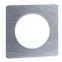 Odace Полированный алюминий/Белый Рамка 1-ая | S52P802J | Schneider Electric