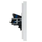FORTE@PIANO Розетка компьютерная двойная RJ45 кат.6 FP234 белый IEK