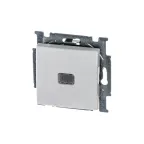 ABB Basic 55 Альп. белый Выключатель 1-клавишный с подсветкой | 1012-0-2153  | 2CKA001012A2153 | ABB