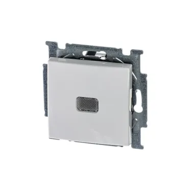 ABB Basic 55 Альп. белый Выключатель 1-клавишный с подсветкой | 1012-0-2153  | 2CKA001012A2153 | ABB