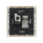 FORTE@PIANO Розетка двойная RJ11+RJ45 кат.5E FP435 ваниль IEK