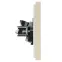 FORTE@PIANO Розетка двойная RJ11+RJ45 кат.5E FP435 ваниль IEK