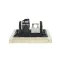 FORTE@PIANO Розетка двойная RJ11+RJ45 кат.5E FP435 ваниль IEK
