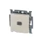 ABB Basic 55 Сл. кость Выключатель 1-клавишный с подсветкой | 1012-0-2156  | 2CKA001012A2156 | ABB
