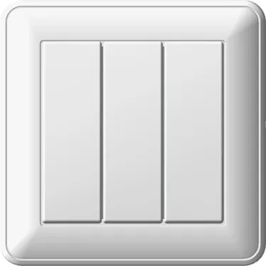 Wessen 59 Белый Выключатель 3-клавишный 16А (сх.05) (в сборе) | VS0516-351-18 | Schneider Electric