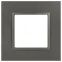 Рамка для розеток и выключателей Elegance 14-5011-16 Classic, на 1 пост, титан
