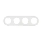 Рамка 4-постовая (белый) Vintage-Classic | 889404-1 | Ecoplast