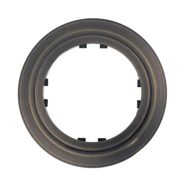 Рамка 1-постовая круглая (бронза) Vintage-Classic | 889137-1 | Ecoplast
