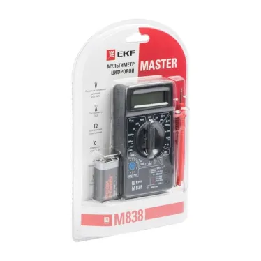 Мультиметр цифровой M838 EKF Master | In-180701-bm838 | EKF