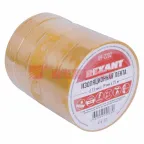 Изолента ПВХ 19 мм х 25 м, желтая (в упак. 5 шт.) | 09-2202 | REXANT