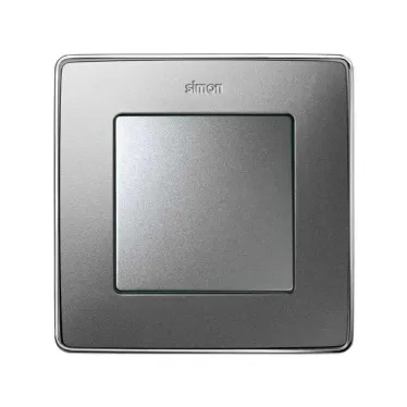 Simon 82 Рамка декоративная, 1 пост, Select, S82 Detail, алюминий-хром | 8201610-093 | Simon