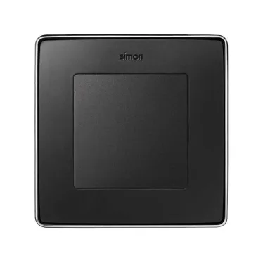 Simon 82 Рамка декоративная, 1 пост, Select, S82 Detail, графит-хром | 8201610-241 | Simon