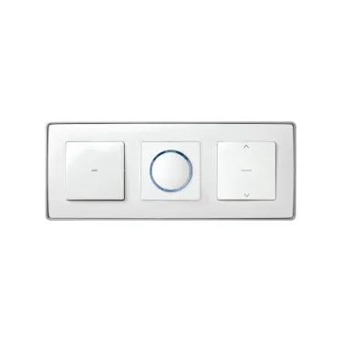 Simon 82 Рамка декоративная, 3 поста, Select, S82 Detail, белый-алюминий | 8201630-243 | Simon