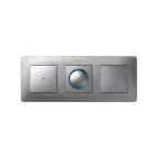 Simon 82 Рамка декоративная, 3 поста, Original, S82 Detail, алюминий-чёрный | 8200630-293 | Simon