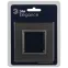 Рамка для розеток и выключателей Elegance 14-5101-16 на 1 пост, стекло, титан