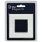Рамка для розеток и выключателей Elegance 14-5101-01М на 1 пост, стекло, белый матовый+бел.