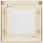 Рамка с защитной крышкой IP 44 INSPIRIA слоновая кость