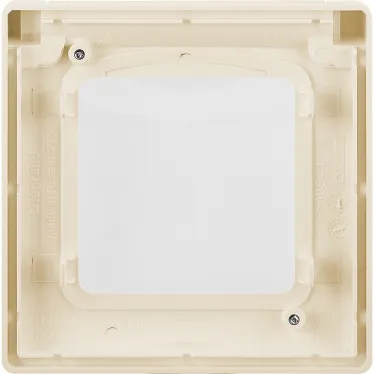 Рамка с защитной крышкой IP 44 INSPIRIA слоновая кость