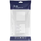 Рамка для розеток и выключателей Elegance 14-5012-01М Classic, на 2 поста, белый матовый