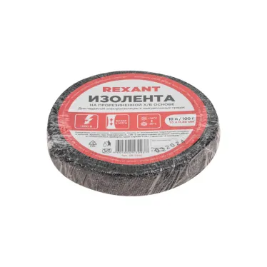 Изолента 15х0,35 мм (ролик 10 мх100 г) (1-ПОЛ), REXANT