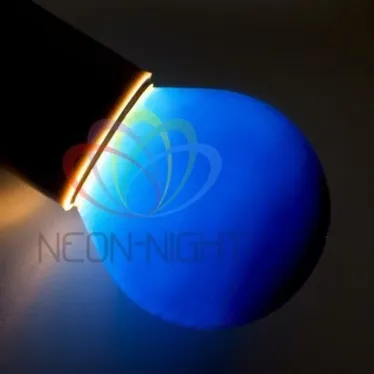 Лампа накаливания e27 10 Вт синяя колба | 401-113 | NEON-NIGHT
