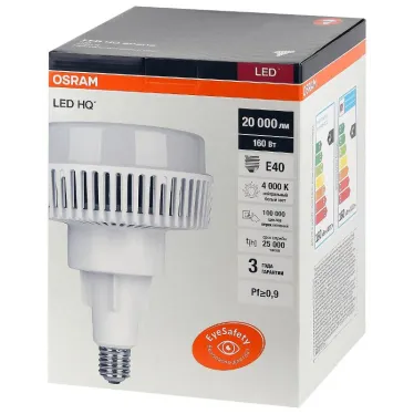 Лампа светодиодная промышленная LED HQ Special 20000Лм 160W/840 230V AC E40 4X1 | 4058075576735 | OSRAM