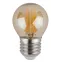 Лампа светодиодная F-LED P45-9W-827-E27 gold (филамент, шар золот, 9Вт, тепл, E27) | Б0047025 | ЭРА