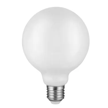 Лампа светодиодная F-LED G125-15w-840-E27 OPAL (филамент, шар опал, 15Вт, нетр, E27) | Б0047039 | ЭРА